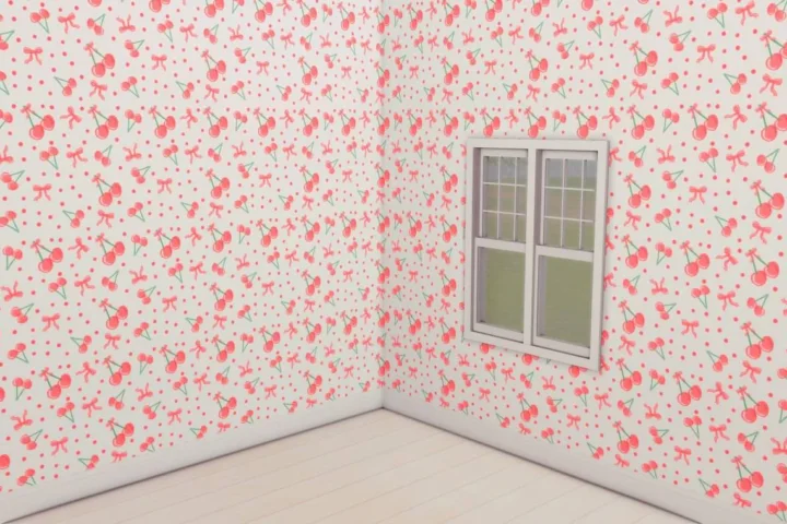 cherry wallpaper set by strawberrysimsgirl