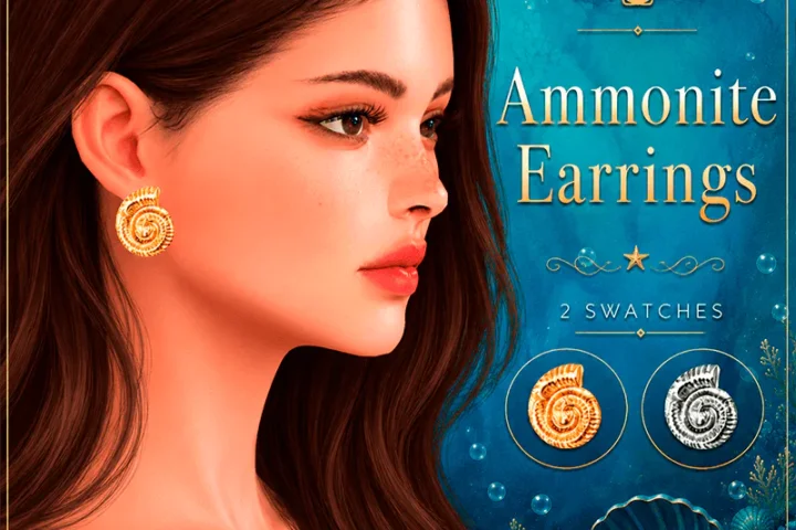 Ammonite Earrings