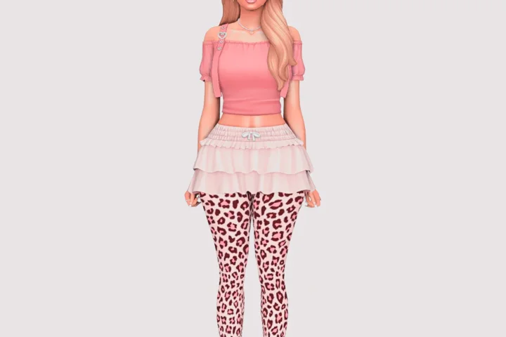 patterned tights by strawberrysimsgirl