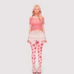 patterned tights by strawberrysimsgirl