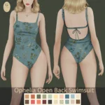 Ophelia Open Back Swimsuit