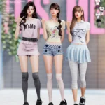 Мини-сет для симочек "ILLIT Outfit Set"