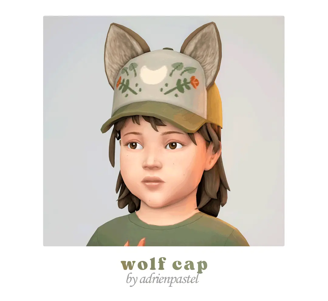 AdrienPastel - Wolf Cap (Toddlers)