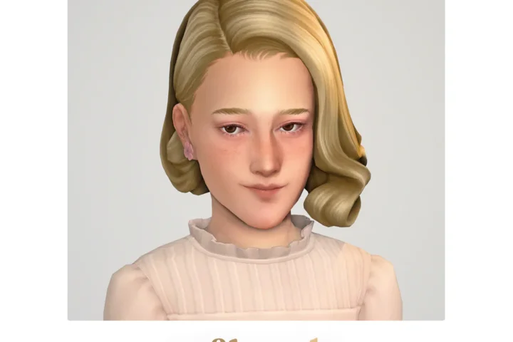 AdrienPastel - EP21 Curly Short Hair (Kids Conversion)