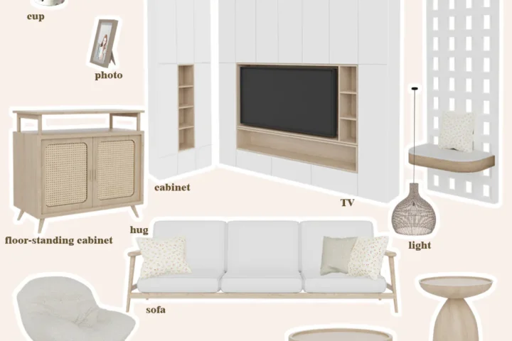 Wooden homestead living room