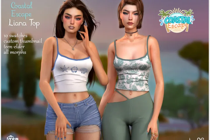 Coastal Escape Liana Top
