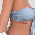 Delicate Flower Tattoo