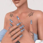 Delicate Flower Tattoo