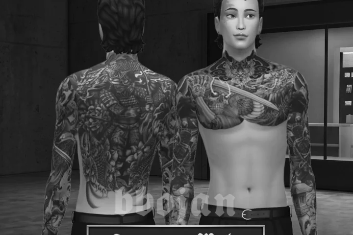 Japanese Male Body Tattoo Sets - bbojan