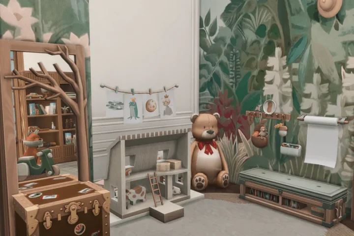 Nature-Inspired Toddler Bedroom