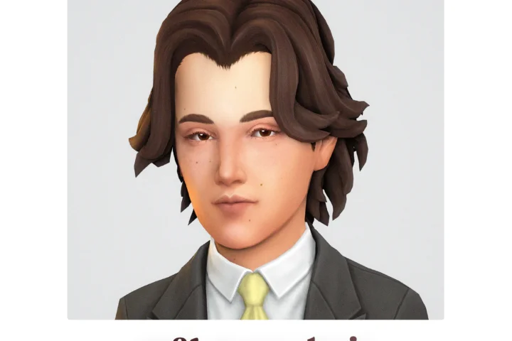📑EP21 Mid Wavy Hair (Child Conversion)
