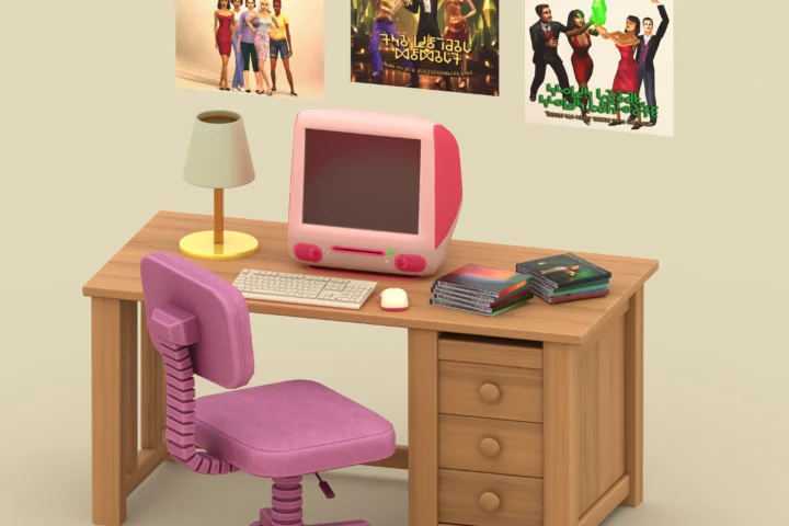 Рабочее место "Bubble Y2K Mac Workspace"