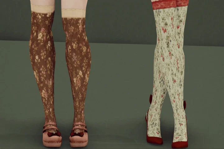 Heirloom Lace Stockings