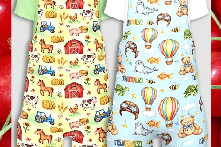 Toddler Kids World Short Dungarees
