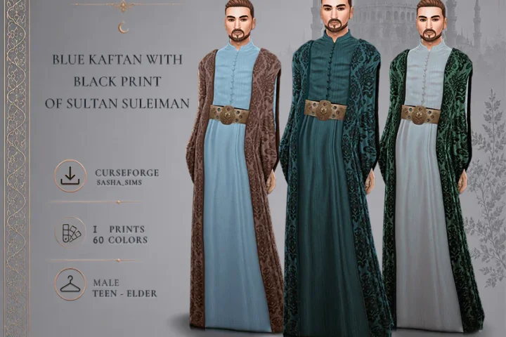 Sultan Suleiman Blue Kaftan