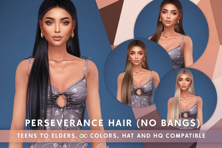 SONYASIMS - Perseverance Hair (No bangs)