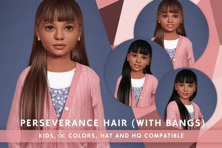 SONYASIMS - Perseverance Hair Kids (With bangs)