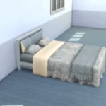 Frosted Haven Bed Double Base Game