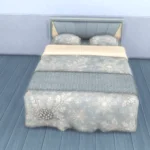 Frosted Haven Bed Double Base Game