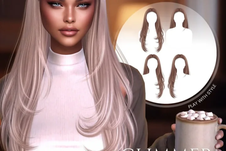 Женская прическа "GLIMMER HAIR"