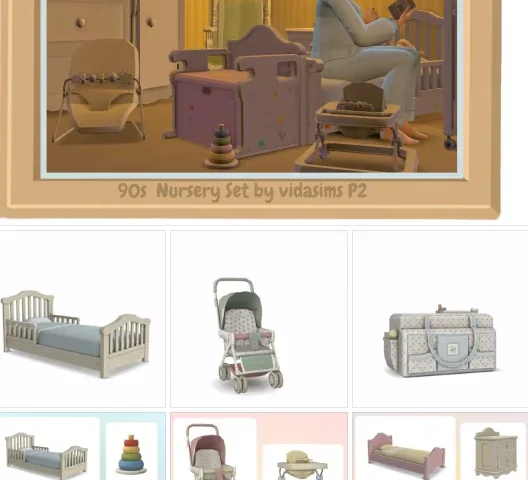 Vidasims - 90s Nursery Collection P2