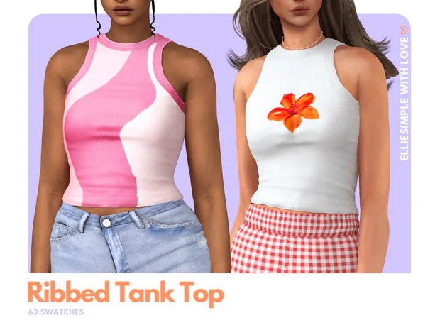 (Preview) Elliesimple - Ribbed Tank Top