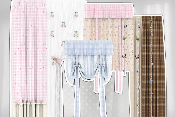 Набор штор и занавесок - Panlili - Palpitating Curtain Set