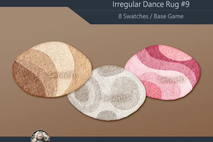 Irregular Dance Rug #9 Samtuse963