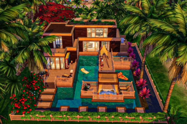 Tropical Lagoon Luxury Villa | Modern Island Retreat