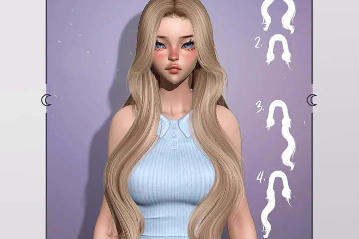 Usagi - Kiyaru Hairstyle - Pack with 4 hairstyles