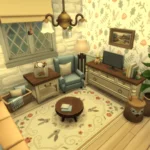 Little Cottage Themed Living Room