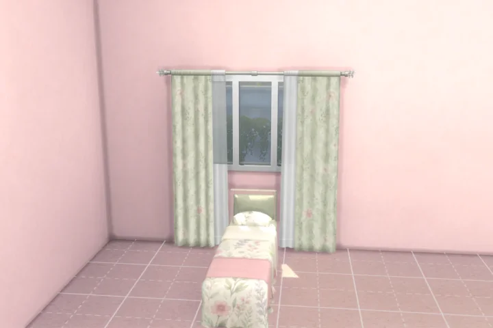 Spring Meadow Curtains Base Game