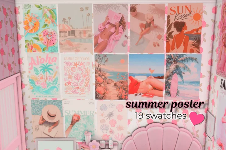 summer poster by strawberrysimsgirl