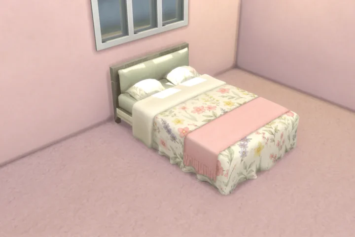 Spring Meadow Dreams Bed Double Base Game
