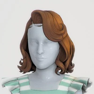 ah00b Dollie Hair (Kids Conversion)