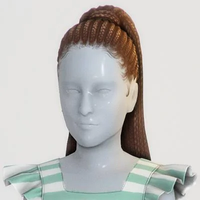greenllamas Arianka Hair (Kids Conversion)