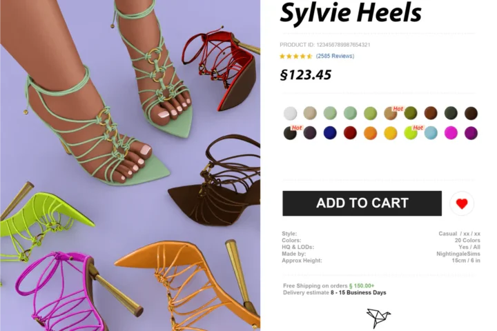 Босоножки Sylvie Heels