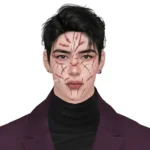 Шрамы для лица "back 9 scar"
