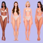 Набор пресетов для тела "FEMALE BODY PRESETS N3-6"