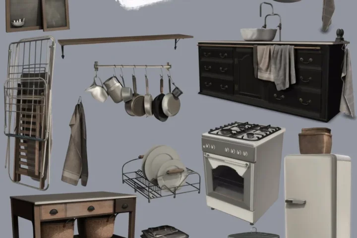 Elen Shine - Vintage Kitchen Set