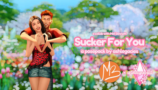 Sucker For You Posepack - Collab with Mel Bennett