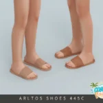 Шлепанцы для мужчин и детей "Leather Slide Sandals"