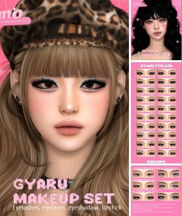 Eunosims - Gyaru Makeup Set