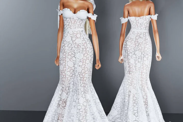 Wedding Lace Mermaid Gown