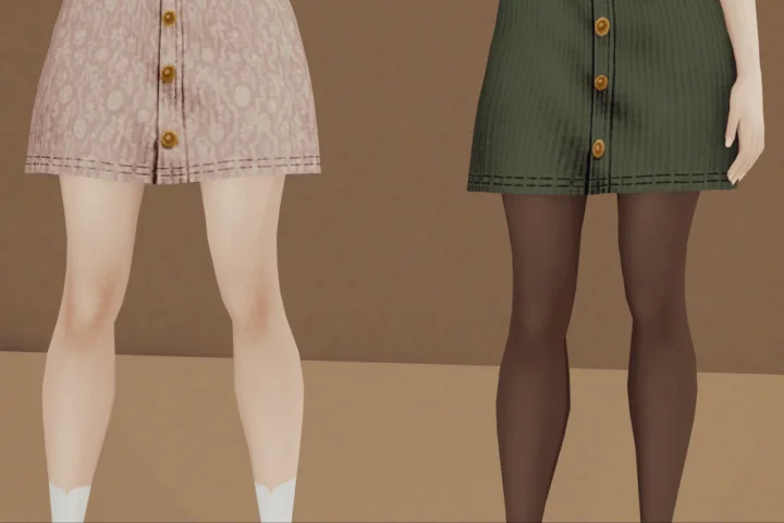 Countryside Belted Mini Skirt
