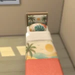 Sun-Kissed Paradise Single Bed Base Game