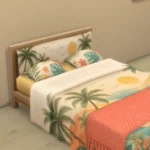 Sun-Kissed Paradise Double Bed Base Game