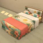 Sun-Kissed Paradise Double Bed Base Game