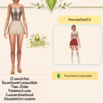 Velour Bloom Skirt