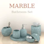 Kaziecc ~ Marble Bathroom Set